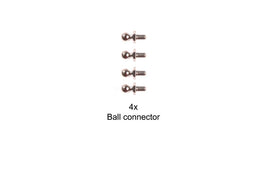 Tamiya 5mm Ball Connector (4) 9804205