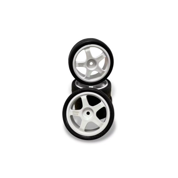 RIDE FWD BELTED CUT SLICK TYRES - 5 SPOKE WHEELS - BRCA 2025 RI-36088