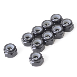 SPEED PACK - M3 ALLOY NYLOC NUTS - BLACK - PK10 U4241