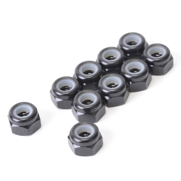 SPEED PACK - M3 ALLOY NYLOC NUTS - BLACK - PK10 U4241