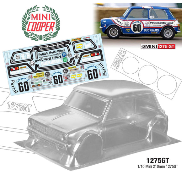 1/10 Mini 1275 GT 210mm M chassis Tamiya M05 M03 1275GT