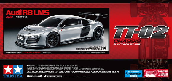Tamiya Audi R8 LMS 2008 (TT-02)  58749