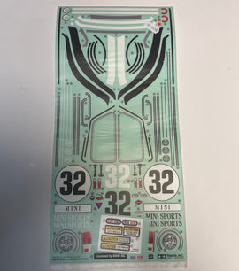 Tamiya Mini Cooper Racing Sticker Set 9490156