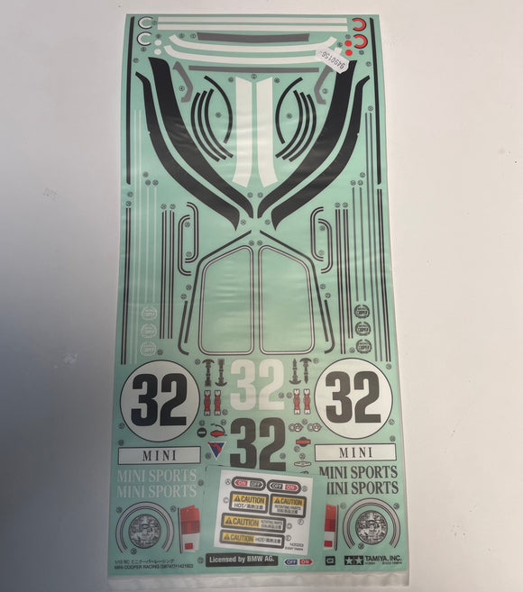 Tamiya Mini Cooper Racing Sticker Set 9490156