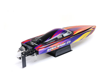 Sonicwake 24" Self-Righting Brushless Deep-V RTR, Red - 0