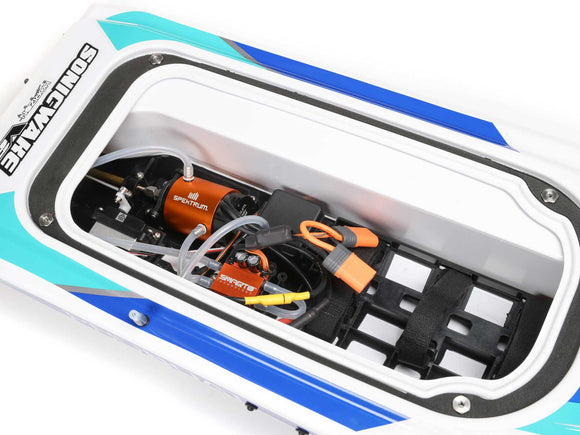 Sonicwake 36" Self-Righting Brushless Deep-V RTR, White B-PRB08032V2T2