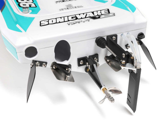 Sonicwake 36" Self-Righting Brushless Deep-V RTR, White B-PRB08032V2T2