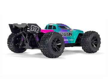 ARRMA 1/16 MINI KRATON 3S DSC 4X4 RTR with Batt/Charg, Teal/Pink C-ARA2508ST2 - 0
