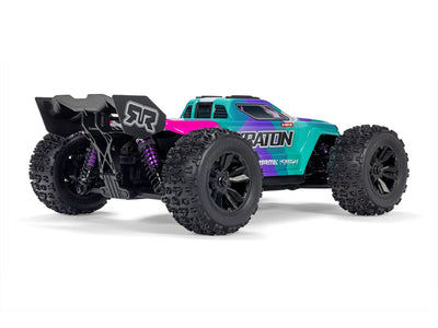 ARRMA 1/16 MINI KRATON 3S DSC 4X4 RTR with Batt/Charg, Teal/Pink C-ARA2508ST2 - 0