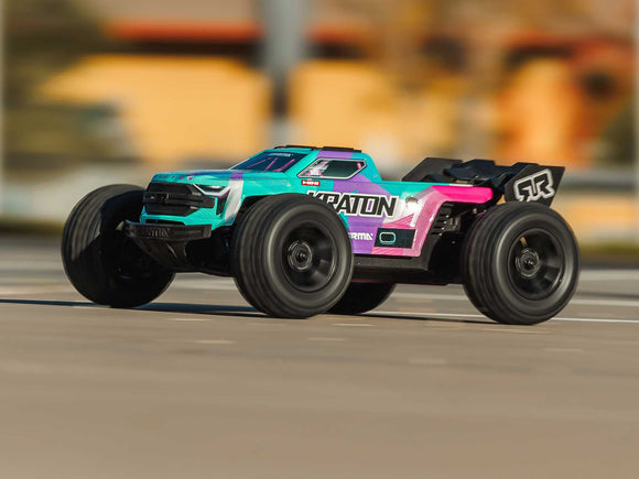 ARRMA 1/16 MINI KRATON 3S DSC 4X4 RTR with Batt/Charg, Teal/Pink C-ARA2508ST2
