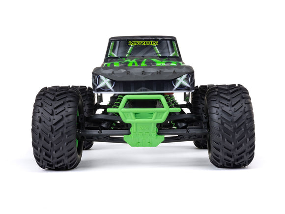 1/10 QUAKE 223S DSC 2WD RTR Brushless Monster Truck, Green C-ARA3537T2