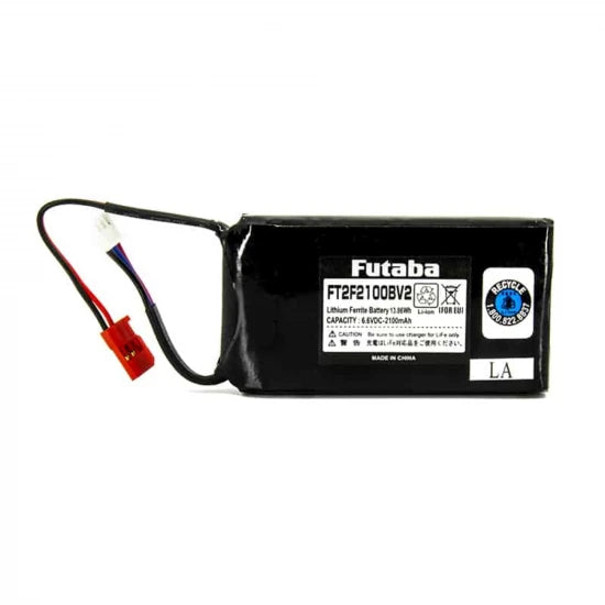 Futaba FT2F2100B 6.6V 2100mAh LiFe Transmitter Battery for 4PL/4PX/8J/10J/14SG/18SZ Tx