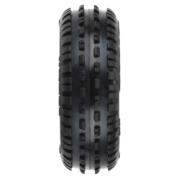 PRO-LINE 1/18 Wedge Front Carpet Mini-B Tires Mounted 8mm Yellow Whee G-PRO8298-12