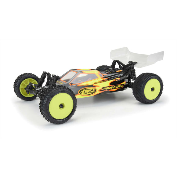 PRO-LINE 1/18 Wedge Front Carpet Mini-B Tires Mounted 8mm Yellow Whee G-PRO8298-12
