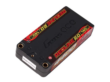 Gens ACE Li-Po HV Car Hard Case 2S1P 7.6V 4400mAh 140C RL2 Short 5mm O-GC2H4400S-140G5
