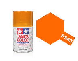 Tamiya PS-43 Translucent Orange Pollycarbonate Spray Paint 86043