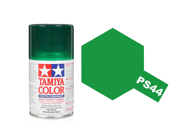 Tamiya PS-44 Translucent Green Pollycarbonate Spray Paint 86044