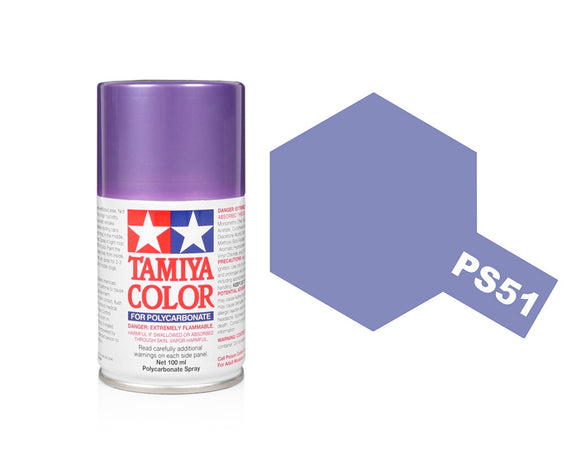 Tamiya PS-51 Purple Anodised Aluminium Pollycarbonate Spray Paint 86051