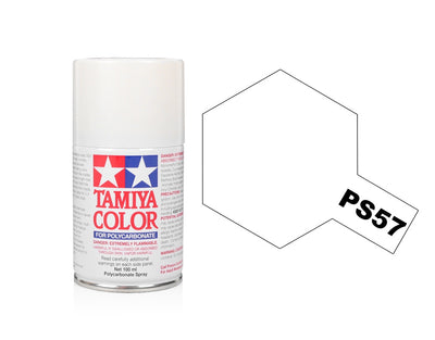 Tamiya PS-57 Pearl White Pollycarbonate Spray Paint 86057