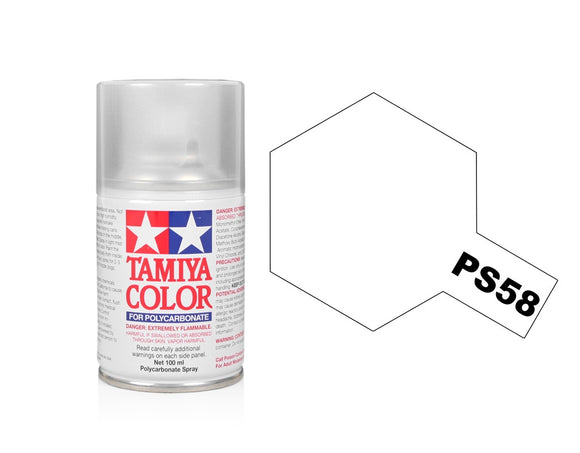 Tamiya PS-58 Pearl Clear Pollycarbonate Spray Paint 86058