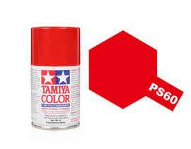 Tamiya PS-60 Bright Mica Red Pollycarbonate Spray Paint 86060