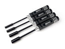 RC Overhaul Nut Driver Set 4/5.5/7/8mm Black T-RCO-TL002N-1