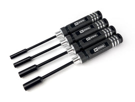 RC Overhaul Nut Driver Set 4/5.5/7/8mm Black T-RCO-TL002N