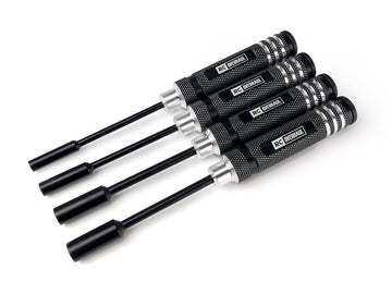 RC Overhaul Nut Driver Set 4/5.5/7/8mm Black T-RCO-TL002N