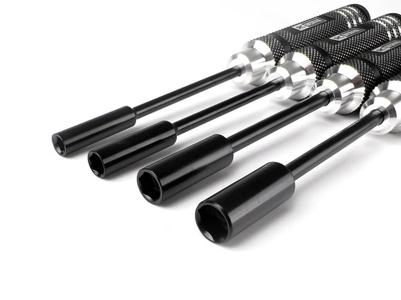 RC Overhaul Nut Driver Set 4/5.5/7/8mm Black T-RCO-TL002N