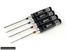 Hex Driver Set 1.5/2/2.5/3mm Black T-RCO-TL002-6
