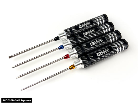 Hex Driver Set 1.5/2/2.5/3mm Black T-RCO-TL002