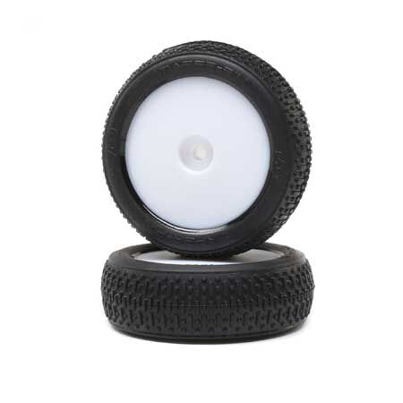 Losi Taper Pin FR Mounted White (2): Mini-B Z-LOS41017