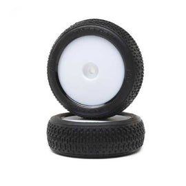 Losi Taper Pin FR Mounted White (2): Mini-B Z-LOS41017