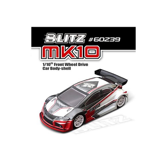 BLITZ MK10 1/10th FWD Bodyshell 0.7 60239-07