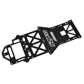 CORALLY CHASSIS 7075 ALUMINIUM 2.0MM BLACK C-00105-001