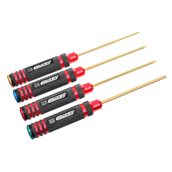 CORALLY PRO HEX TOOL SET TI-NI COATED 1.5/2.0/2.5/3.0MM C-16185