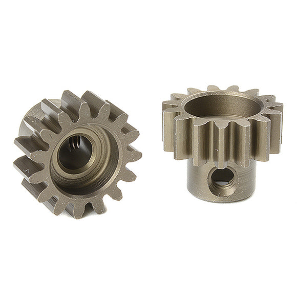 CORALLY M1.0 PINION SHORT HARDENED STEEL 15 TEETH SHAFT DIA. 5MM C-72715