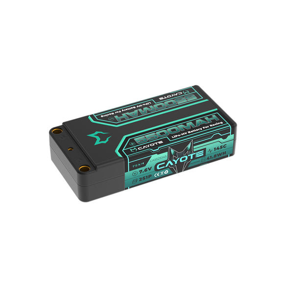 CAYOTE LiPo 5500mAh HV Shorty 7.6v 22.2mm 203g CA552S145