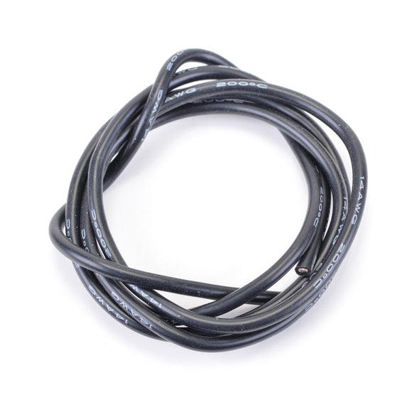 Core RC Silicone Wire Black 14 AWG - 1Mtr CR287