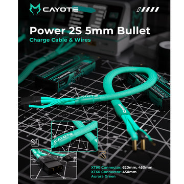 CAYOTE 2S Balance Charge Cable XT60/5mm 450mm CYECW03 - 0