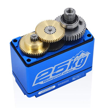Power HD Servo HD LW-25MG Waterproof HV Blue Alu Case 25.0kg/0.14Ss HD-LW-25MG - 0
