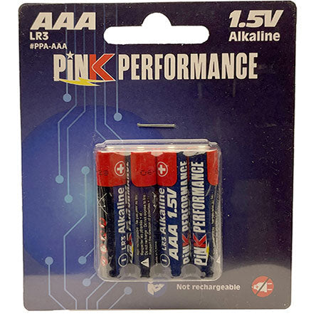 Pink Performance AAA Alkaline 1.5V Dry Cell (4pcs) PPA-AAA