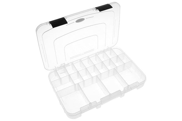 CORALLY ASSORTMENT BOX LARGE 3-21 ADJUSTABLE COMPARTMENTS 364 X 248 X 50MM C-90255