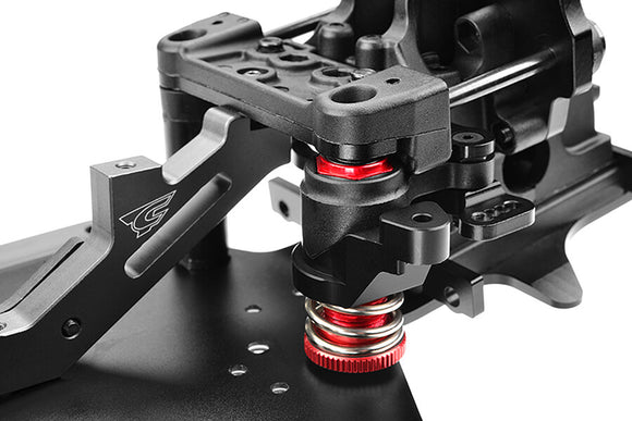 CORALLY SERVO SAVER STEERING A RM 7075 T6 HARD ANODISED BLACK C-00180-266