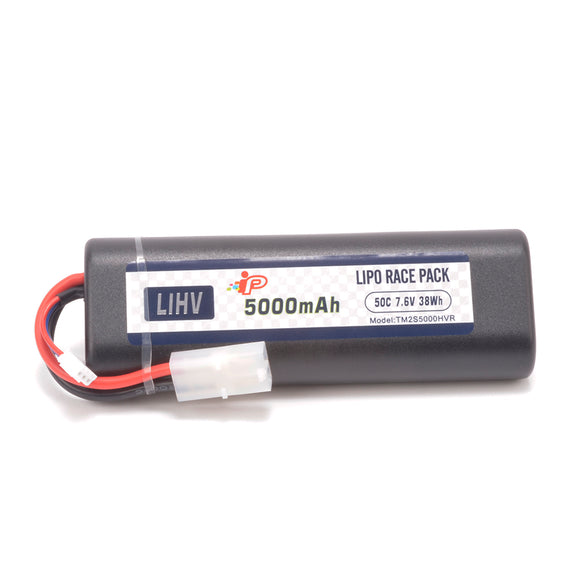 Intellect LiPo HC39 2S 5000mAh 7.6v Stick Tam plug IPTM2S5000HVRTM