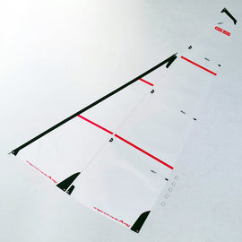 JOYSWAY DF65V6-V8 A SAIL SET 50 MICRON MYLAR, ROUND TUBE PAC JY8815002
