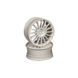 Ride 16 Spoke Nylon Wheel Set - White 4pcs RI-RH-105