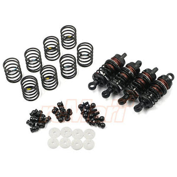 Aluminum Big Bore Go 50mm Damper Set 4pcs for 1/10 RC Touring Car Black BBG-0050BK
