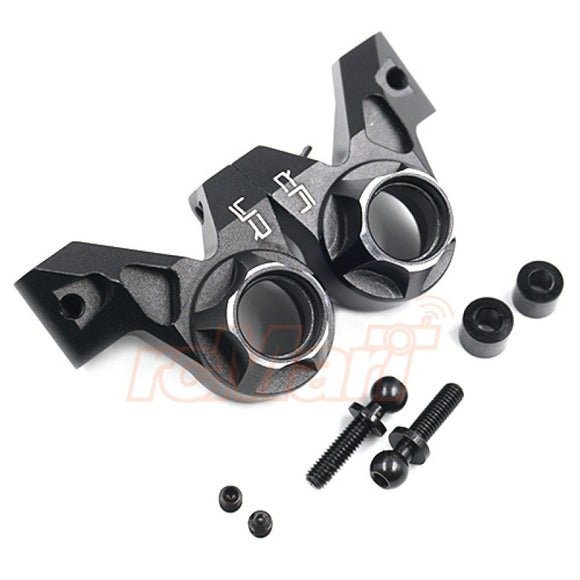 Aluminum 210mm 225mm Wheelbase Rear Hub 2 pcs Black For Tamiya M07 TAMC-056BK