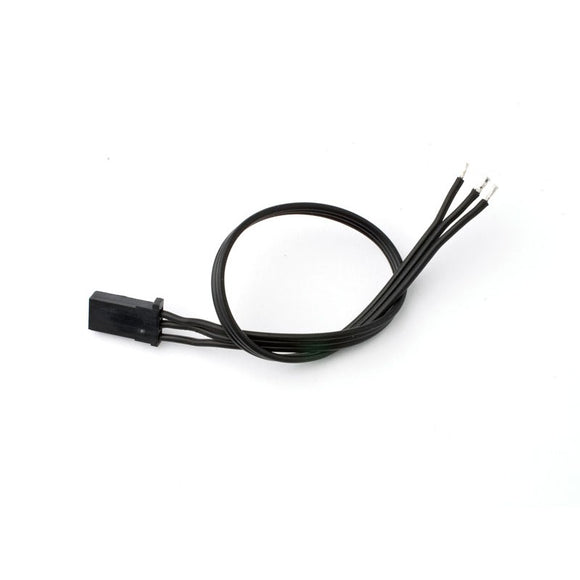 TQ 180mm servo RX extension black Flex FUT male plug 2219